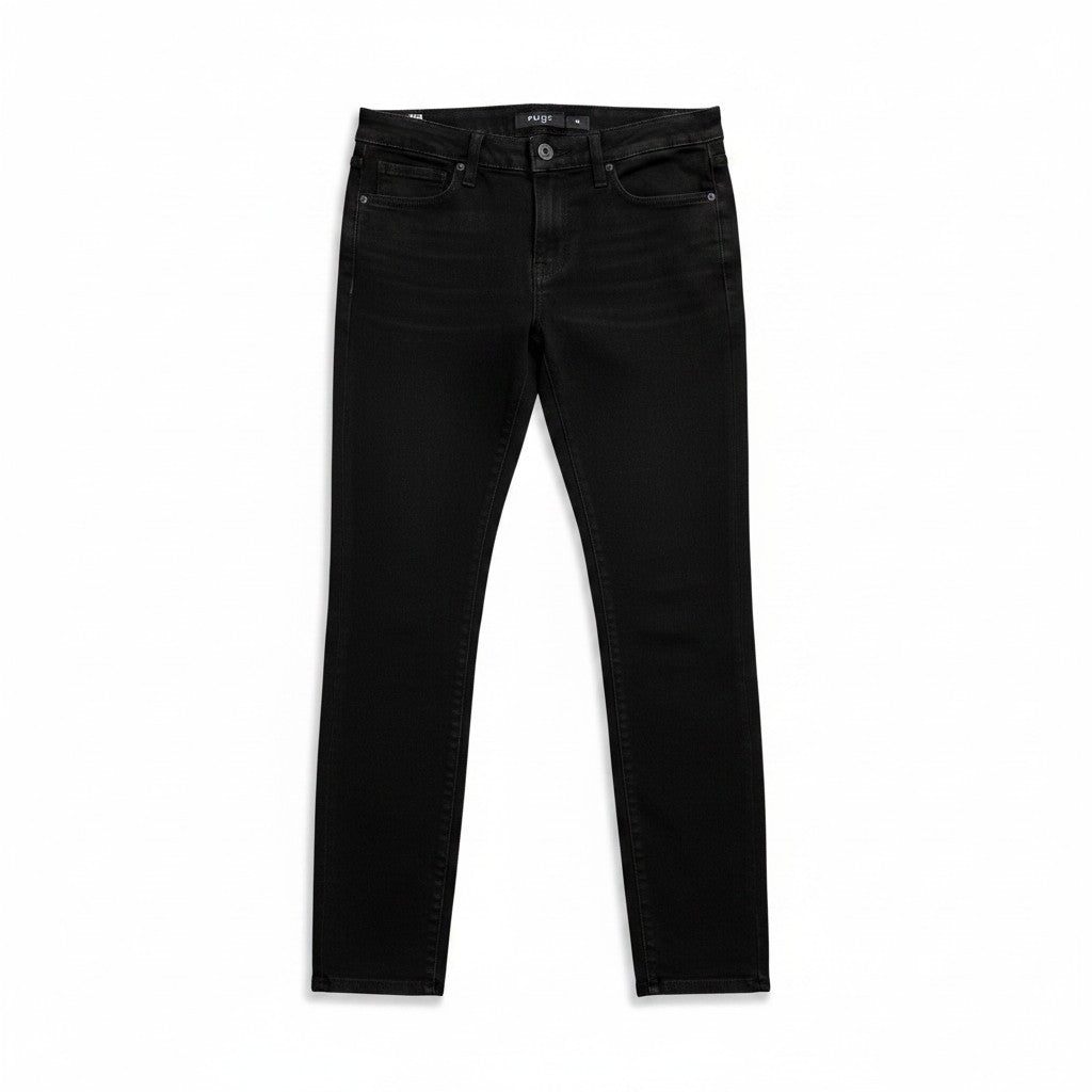 PAIGE Verdugo Black Ultra Skinny Ankle Jeans Size 26