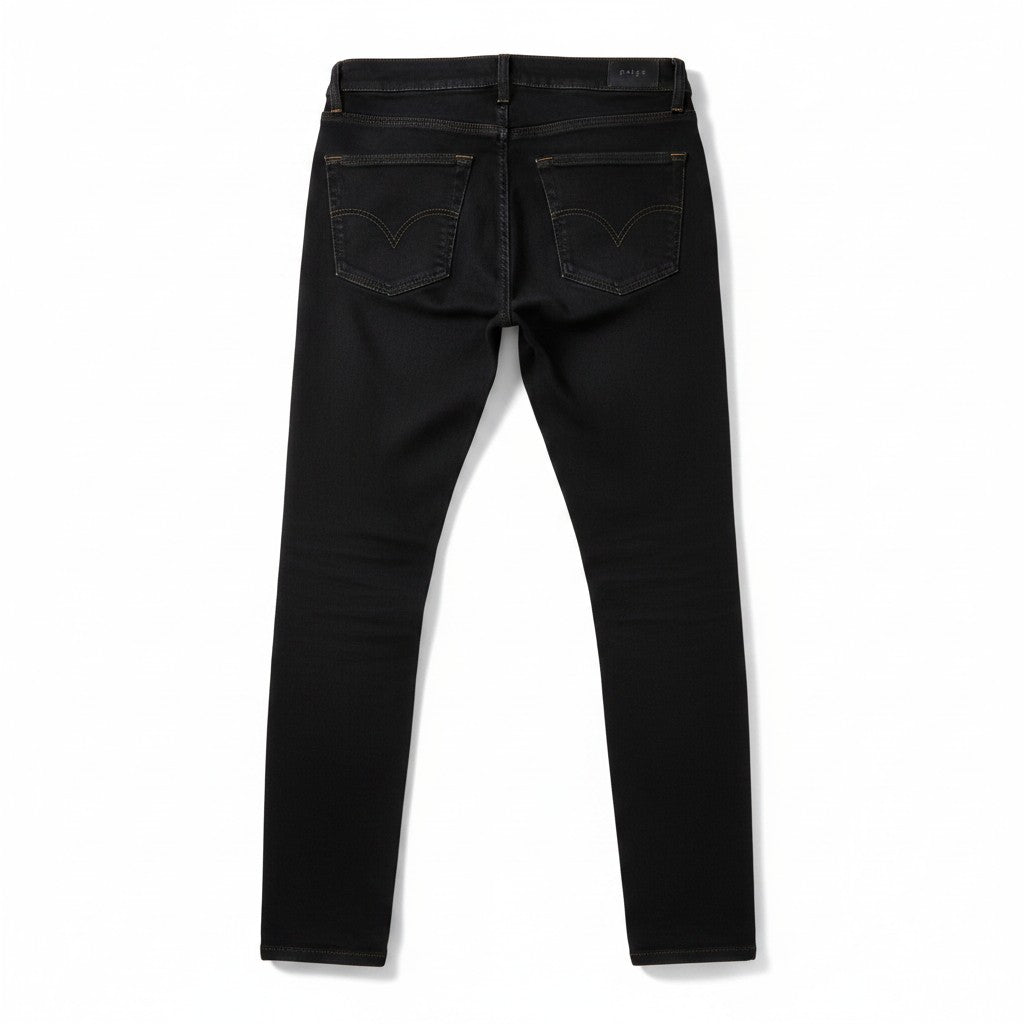 PAIGE Verdugo Black Ultra Skinny Ankle Jeans Size 26