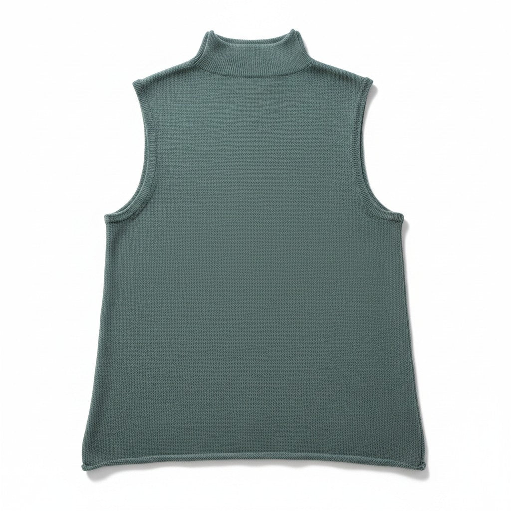And Now This Mock Neck Sleeveless Sweater Top (Macy's Exclusive) - Muted Sage Green, Size S