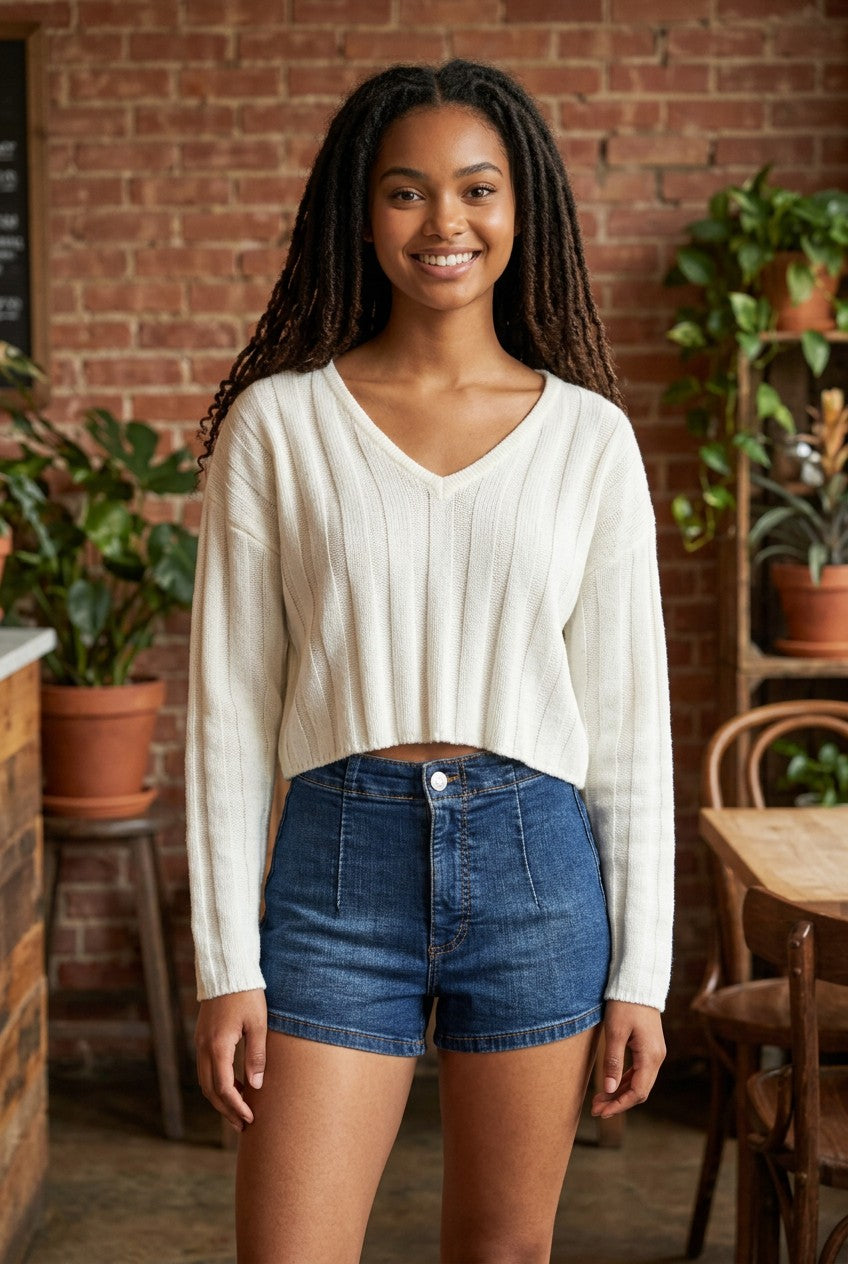 Wild Fable Dark Wash Denim Mid-Rise Cut-Off Shortie Shorts Size 2