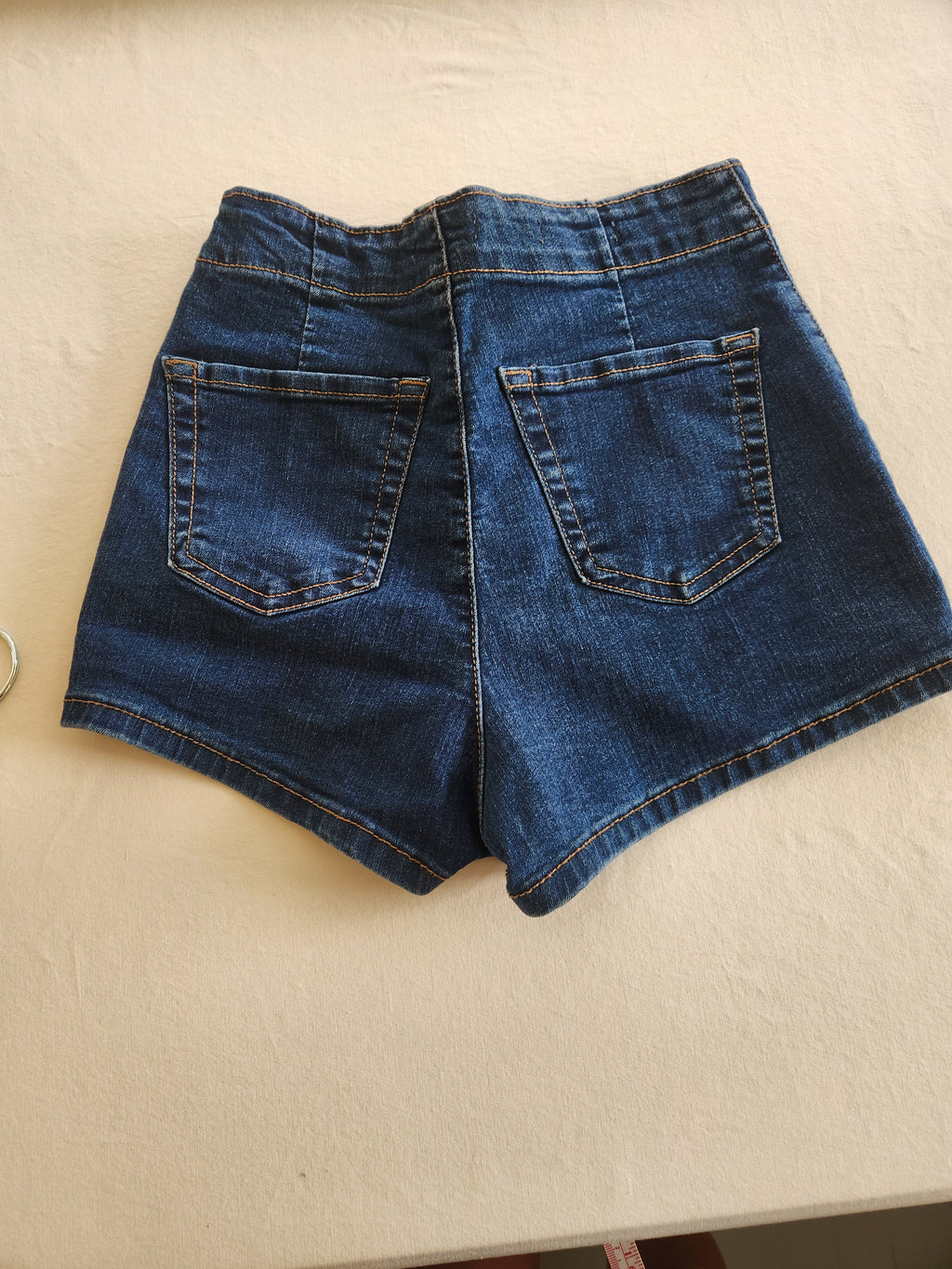 Wild Fable Dark Wash Denim Mid-Rise Cut-Off Shortie Shorts Size 2