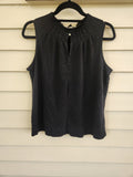 Banana Republic Black Cotton Modal Sleeveless Top Size S