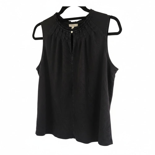 Banana Republic Black Cotton Modal Sleeveless Top Size S