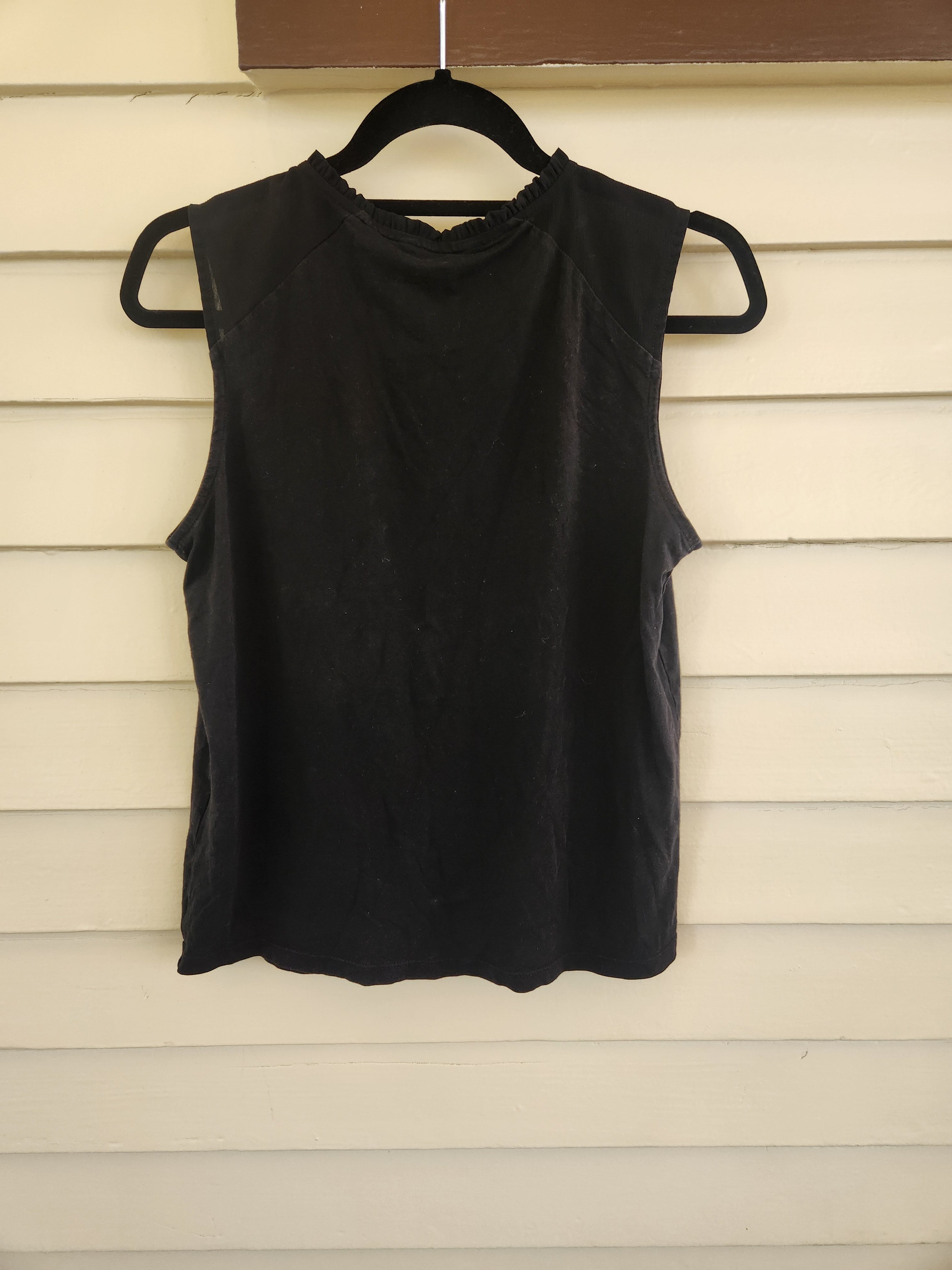 Banana Republic Black Cotton Modal Sleeveless Top Size S