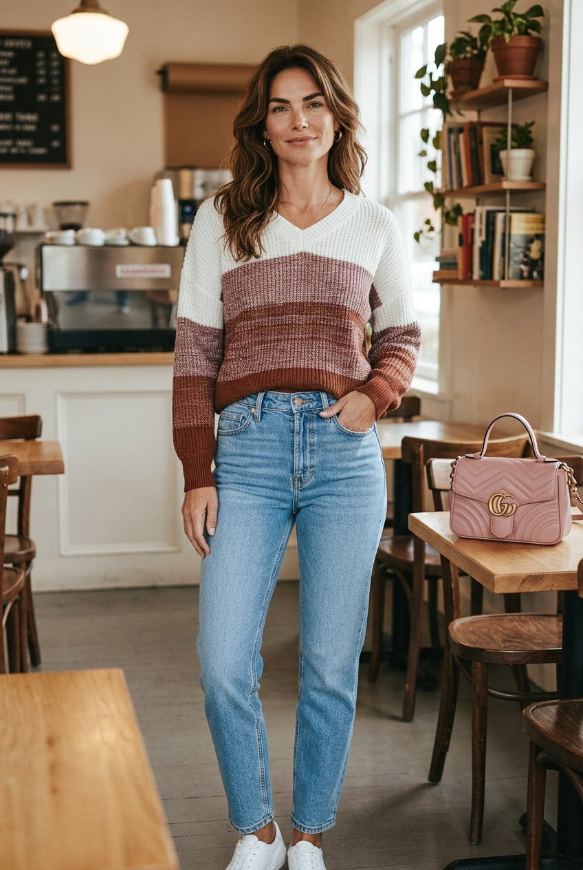 Unbranded Vintage Style Boxy Slouchy Knit Pullover Sweater Size M
