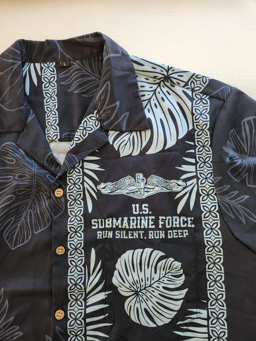 Navy Submarine Custom Hawaiian Shirt - Brand New - Size L