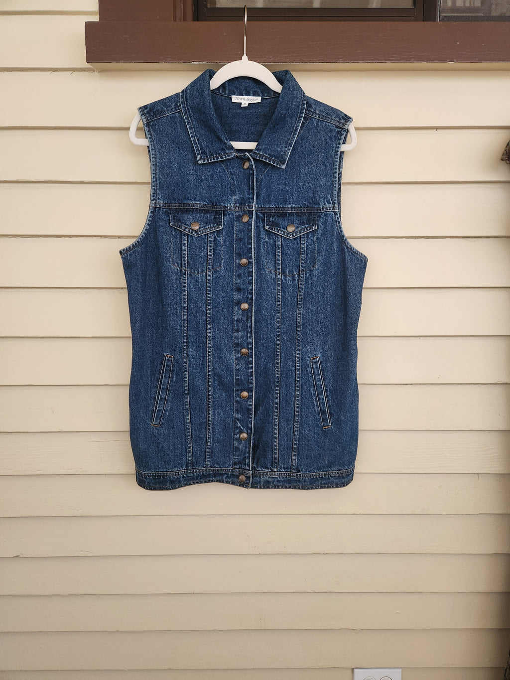 NorthStyle Denim Straight Line Mini Dress NWOT Size M