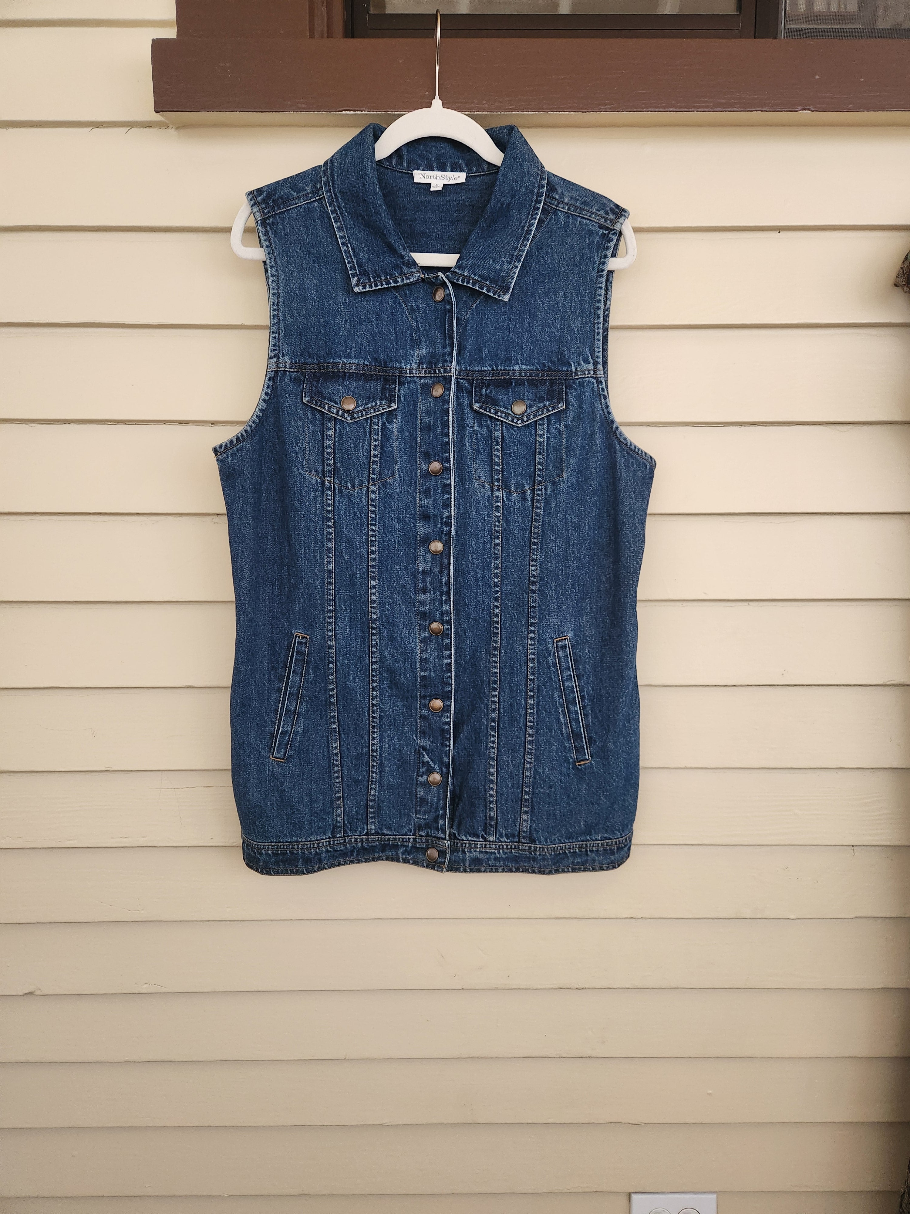 NorthStyle Denim Straight Line Mini Dress NWOT Size M