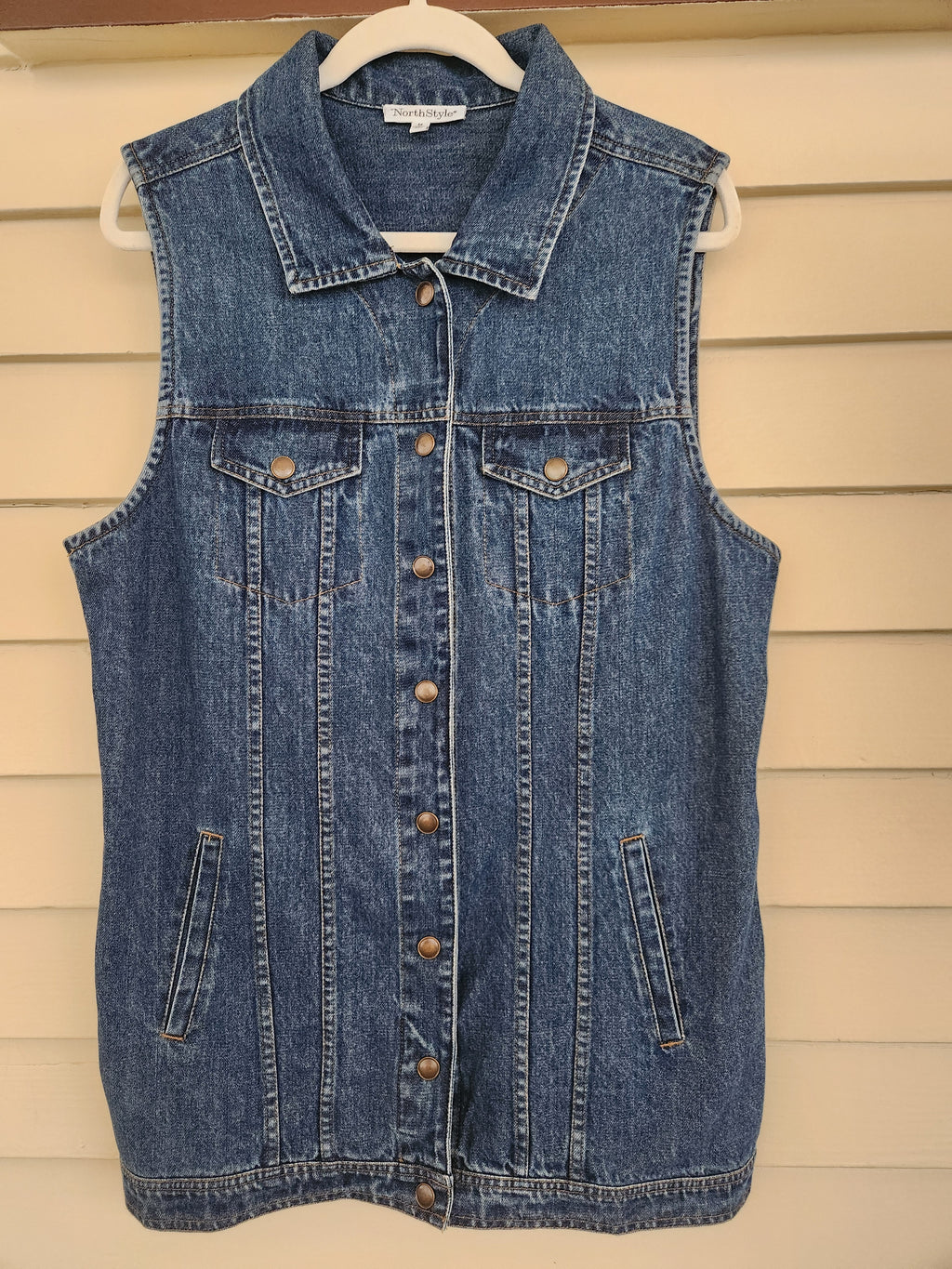 NorthStyle Denim Straight Line Mini Dress NWOT Size M