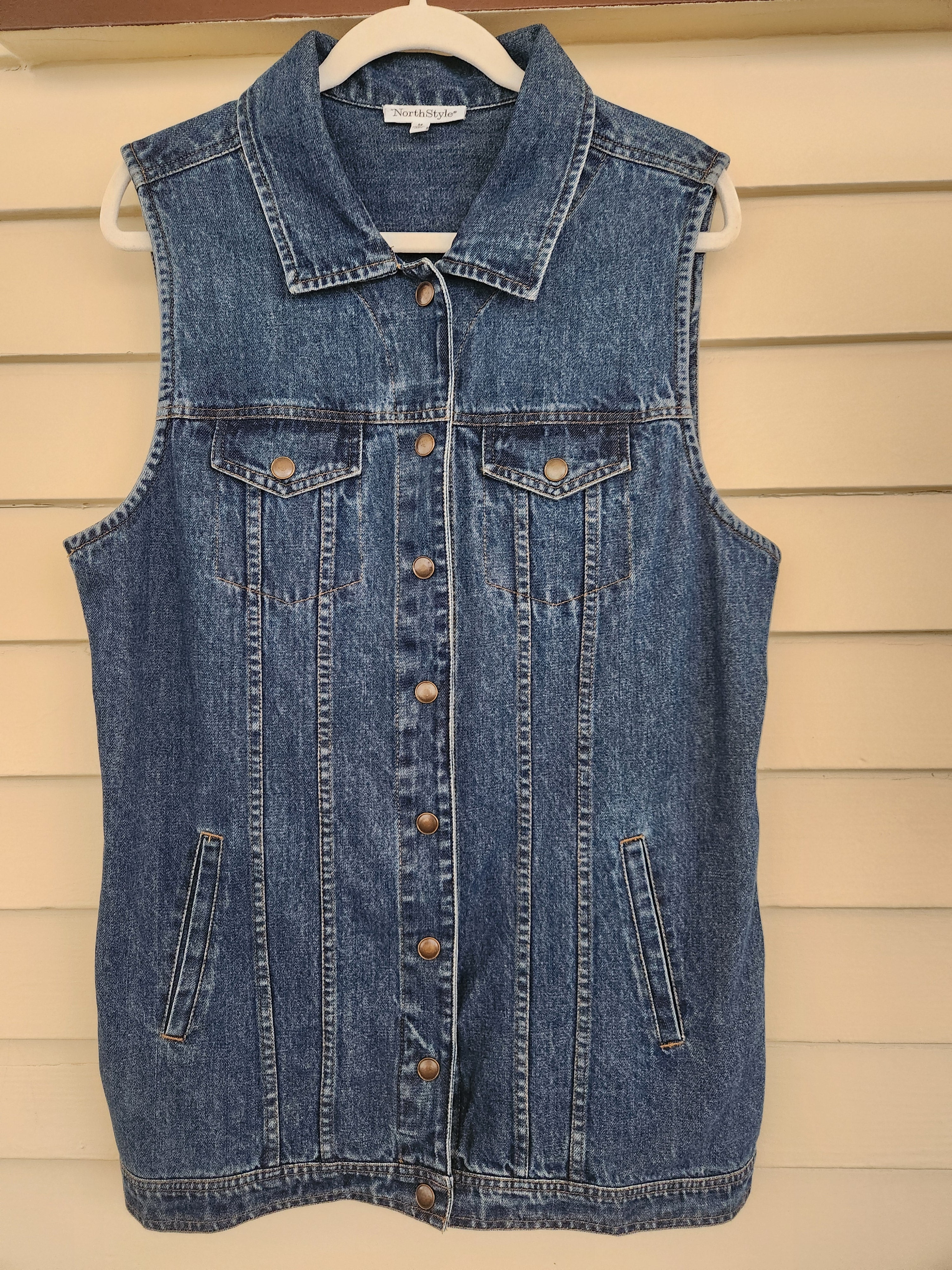 NorthStyle Denim Straight Line Mini Dress NWOT Size M