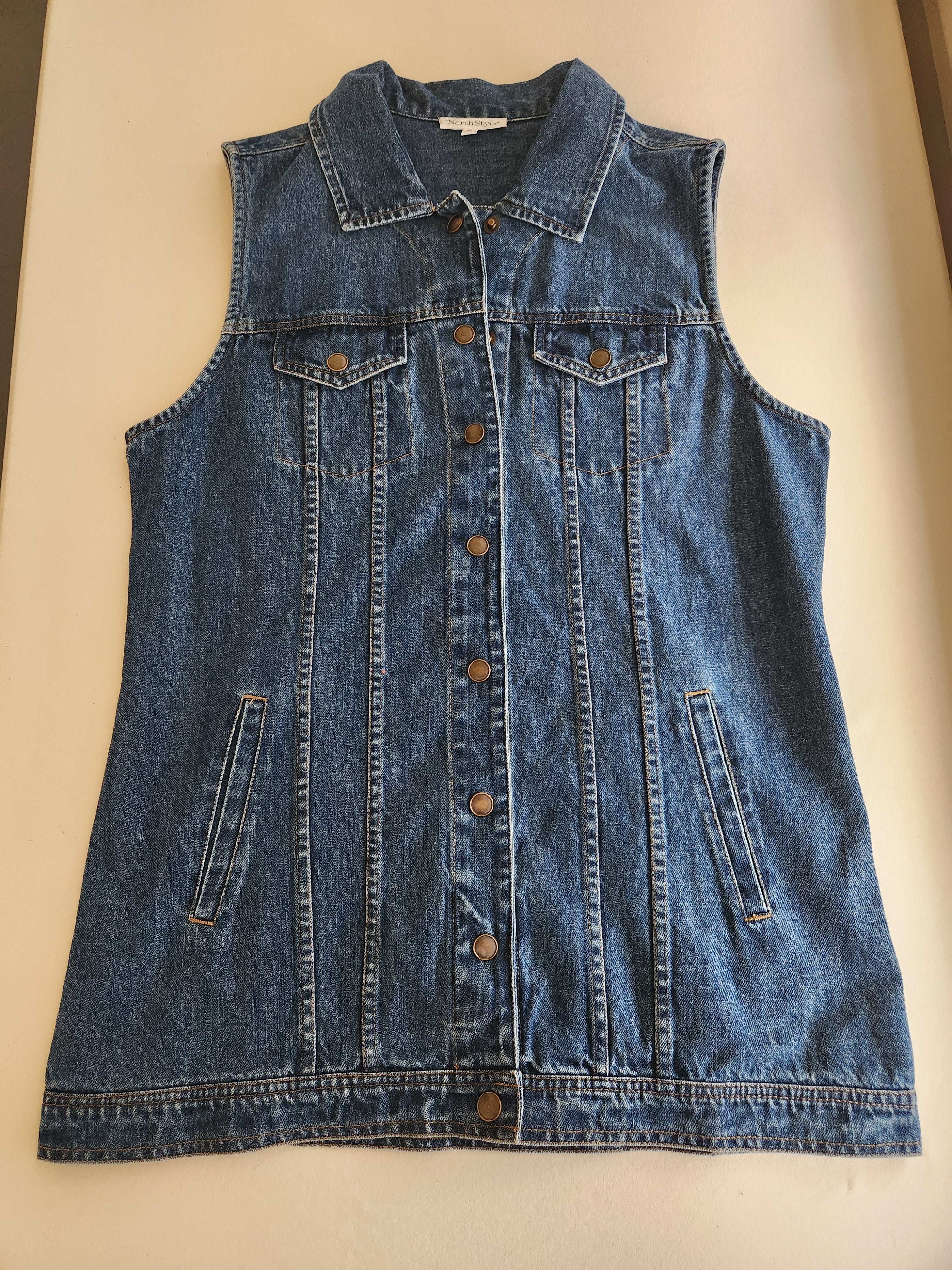 NorthStyle Denim Straight Line Mini Dress NWOT Size M