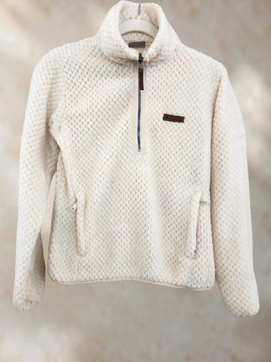 Columbia Women's Fire Side Sherpa Fleece 1/4 Zip Pullover Jacket - XS
