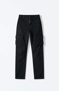 Black Cargo Pants by GARAGE Relaxed Straight Leg Comfort Fit Size 5