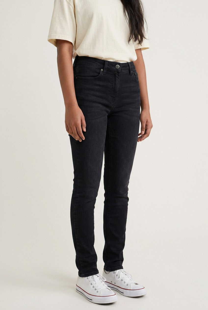 rag & bone "Modele" High Rise Ankle Skinny Jeans - Black, Size 26