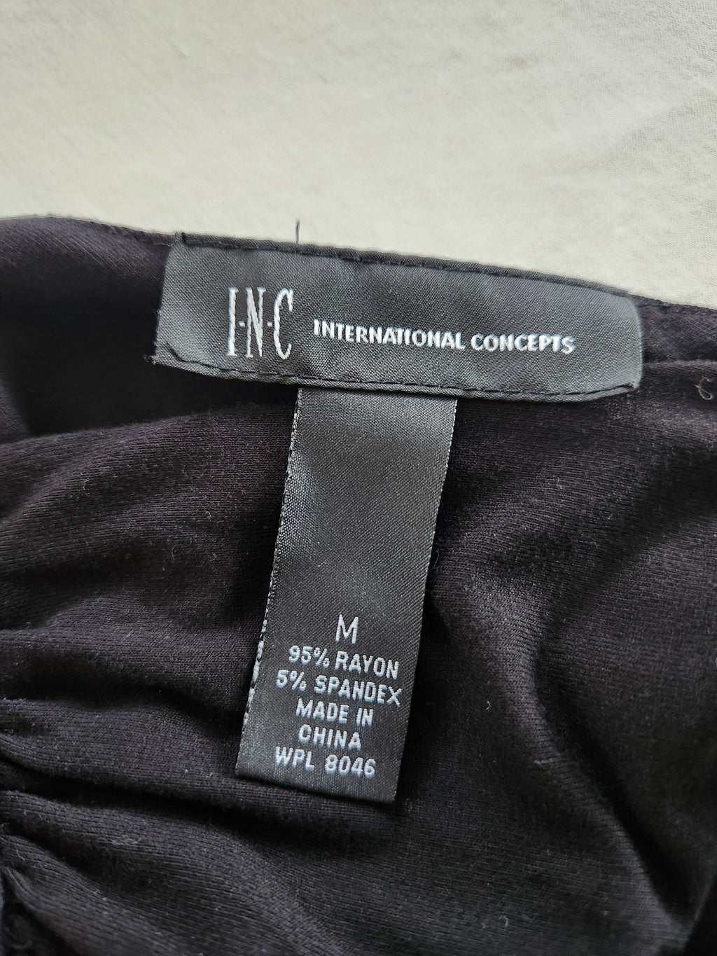 I.N.C. Black Sleeveless Sequin Mock Neck Top Size M