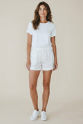 Athleta NWT Retreat Linen Shorts - White, Size XS (Small Faded Spot)