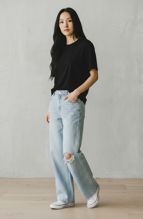 Free People We The Free High Rise Wide Leg Denim Jeans Women's Size 26