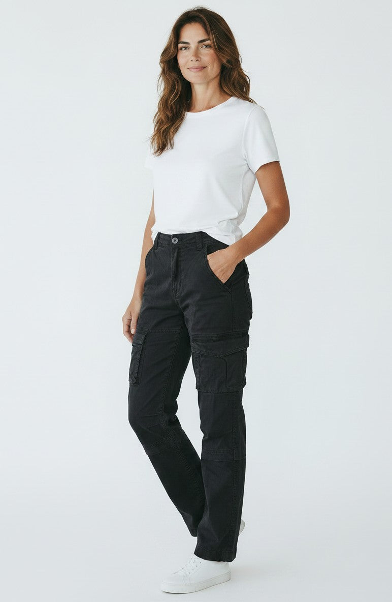 GARAGE Casual Everyday Cargo Pants for Women
